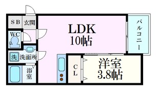 ＣＯＣＯＡＳ廿日市駅前の物件間取画像